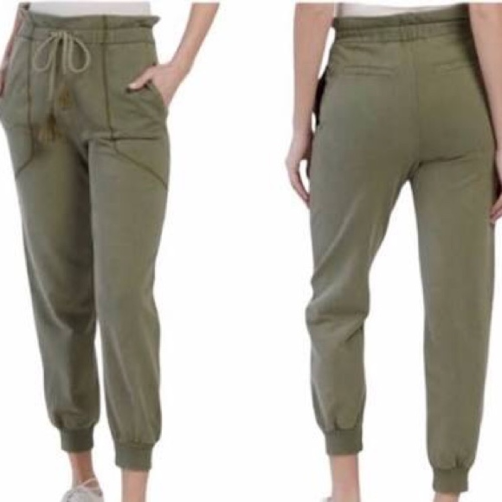 For all Mankind Olive Green Joggers